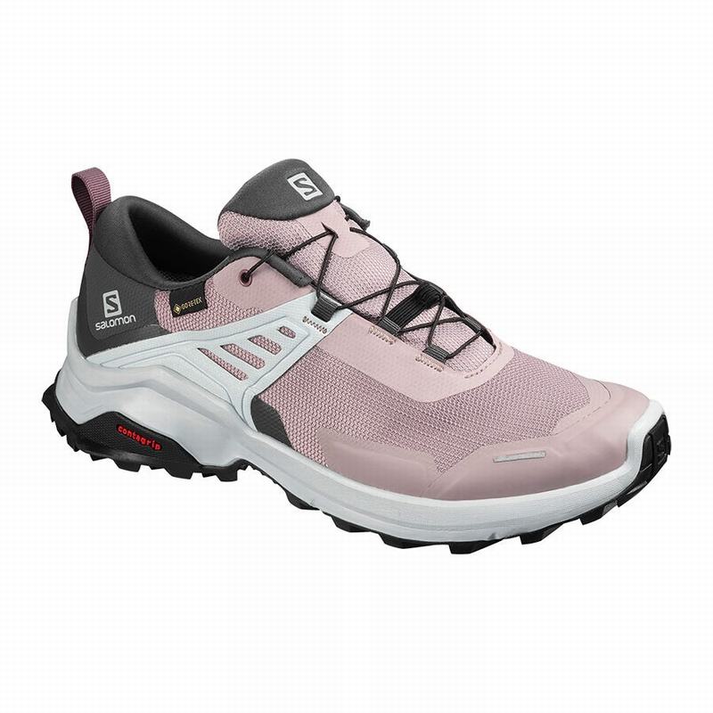 Salomon X RAISE GORE-TEX Zapatillas Trekking Mujer - Rosas - Colombia (41305-TJXB)